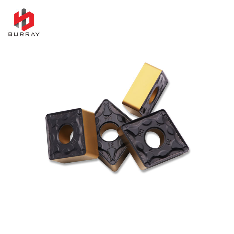 CNMG160612-PM CNC Lathe Cutting Tools Turning Insert Tungsten Carbide Inserts with Bi-color CVD Coating
