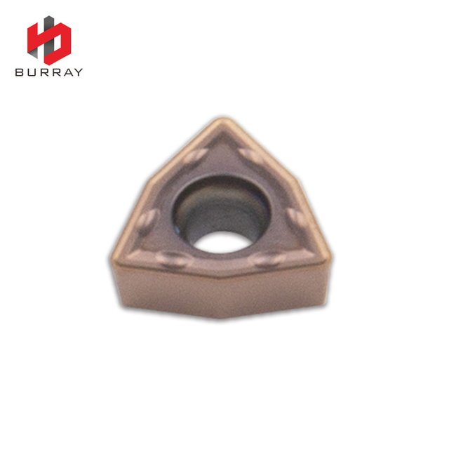 WCMX06T308-ZY Carbide Milling Inserts Milling Tools with Bronze PVD Coating for U-drill