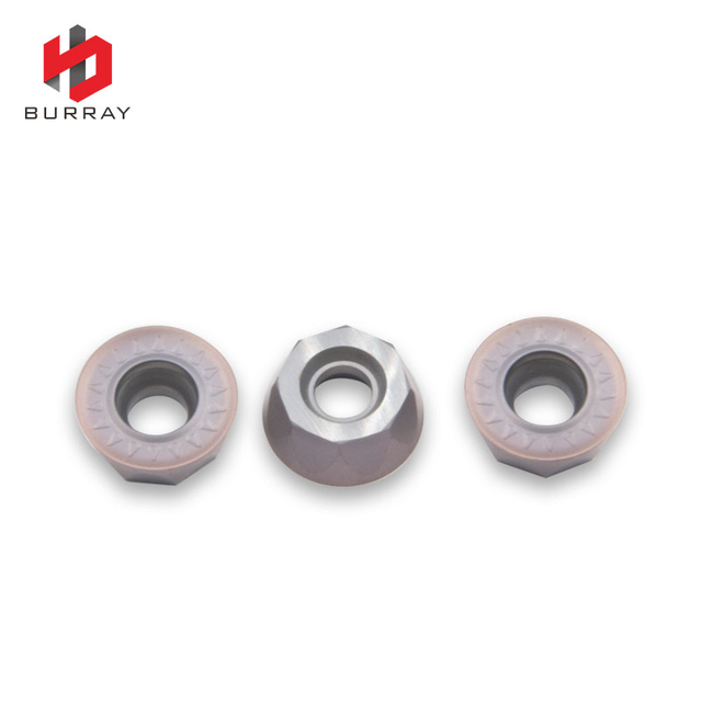 Carbide Insert RPMT1204MO RPMT1204MO-MA Round Milling Tool with Purplish Red PVD Coating