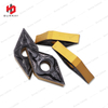 DNMG150404-PM CNC Lathe Machining Cutting Tool Carbide Inserts with Yellow Black Bi-color CVD Coating
