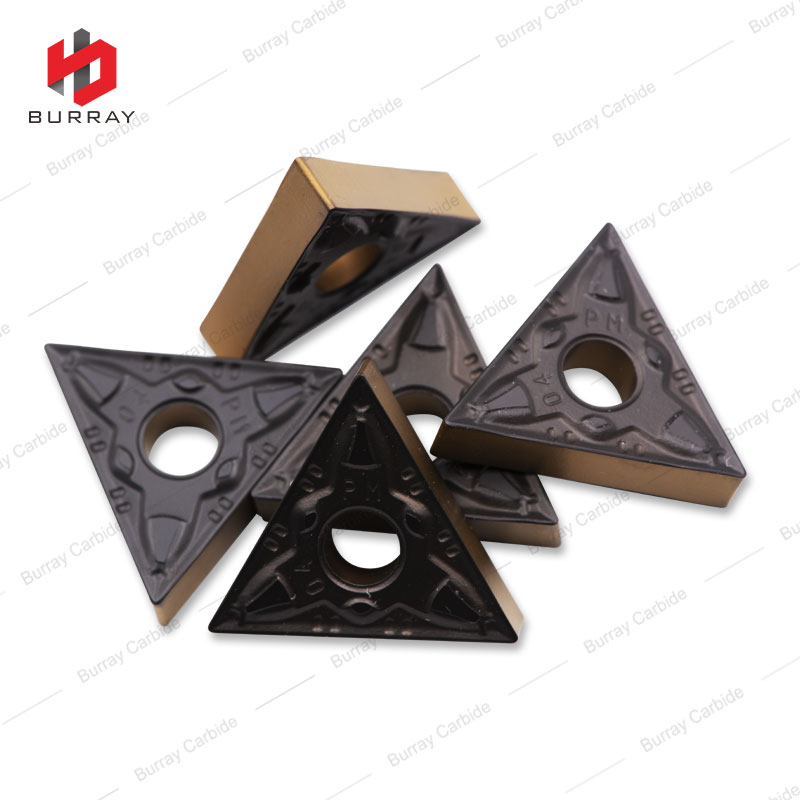 High Performance TNMG220404-PM Double Color CVD Coated Carbide Turning Insert for Steel and Cast Iron