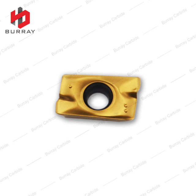 High Performance APMT1604-TT Tungsten Carbide Face Milling Insert with Yellow Coating