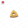 High Performance Indexable Insert WNUM120612 Tungsten Carbide Face Milling Inserts with Yellow Coated