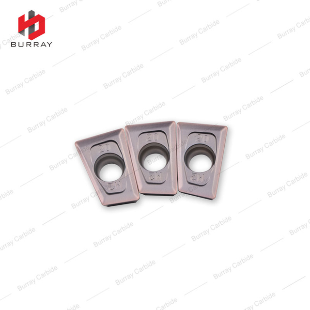 QOMT2062R-M2 Indexable Tungsten Carbide Face Milling Insert with PVD Coating