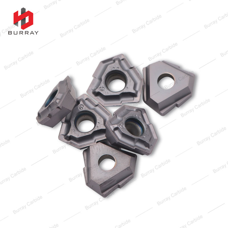 TOGT080305-DT Deep Drilling Inserts with 3 Chip Splitting Cutting Edges, Corner Radius (RE), 0.0197 Inscribed