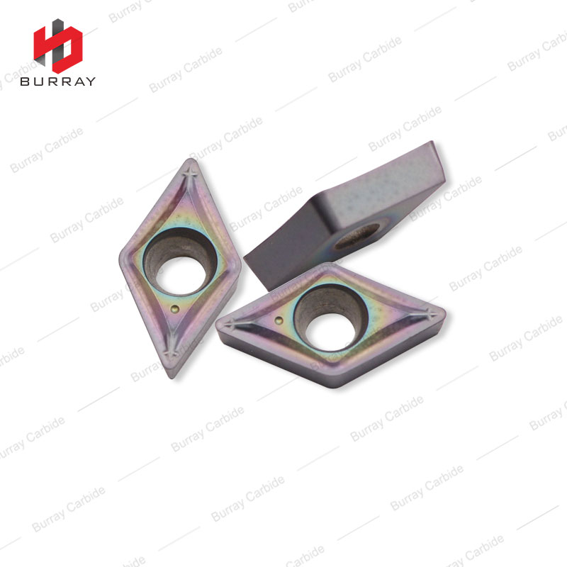 DCMT070204-SM High hardness Semi-finishing and Finish Turning Carbide Inserts for Steel and Stainless Steel with Positive Rake