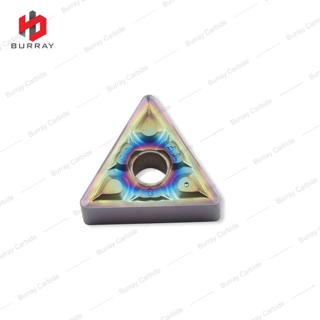 TNMG Indexable Carbide Turning Inserts TNMG160408-TF, PVD Coated Inserts for Machining Stainless Steel, Steel