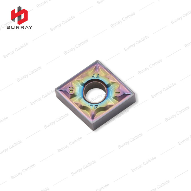 CNMG120404-TF High Hardness 80 angle Rhombic Inserts for Steel, superalloy and Stainless Steel with PVD Coating