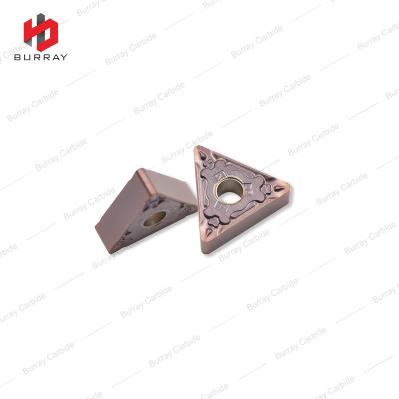 Indexable Carbide Insert TNMG160408 Tungsten Cutting Turning Tools with PVD Coating for Steel