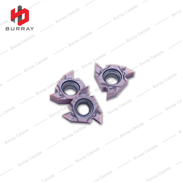 55°degree British Standard Universal External Threading Insert 16ERAG55-TLZ PVD Coated for Machining Stainless Steel and Steel