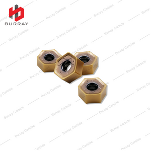CNC Cemented Carbide Milling inserts HNMG060408 High Feed for Rough Machining of Steel Workpieces