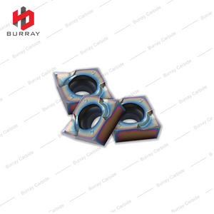 CCGT09T302-CL High Precision Rhombic CNC Lathe Metal Cutting Tool Cemented Carbide Turning Insert with Colorful Coated
