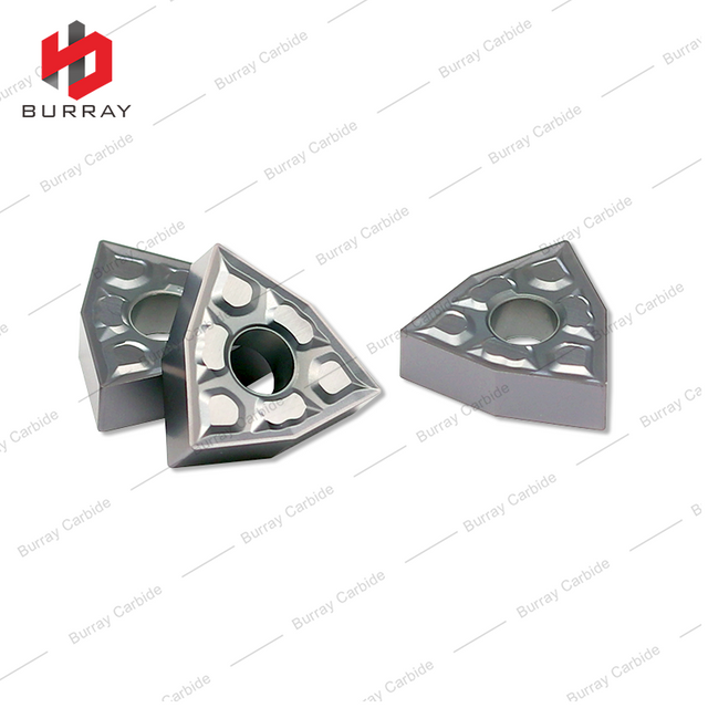CNC Lathe Tools Carbide Turning Inserts WNMG080404-TF for Aluminum and Stainless Steel