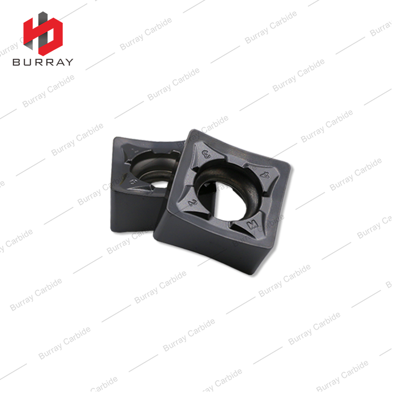 SNEU1206ANEN-GM Double Sided 4 Flutes High Feed Milling Insert PVD Coated for Steel and Stainless Steel Roughing for Machining