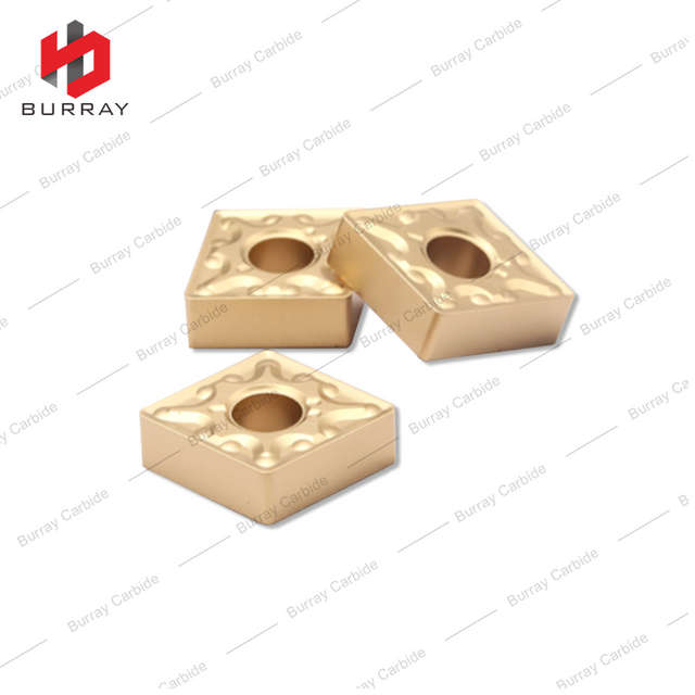 CNC Cutting Tools Carbide Turning Inserts CNMG120408-MA for Steel and Stainless Steel with Gold CVD Coating