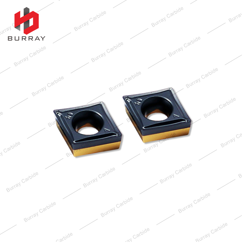 Carbide Inserts CNC Turning Parts Machinery CCMT09T304-63 with CVD Coated for Steel Roughing Machining