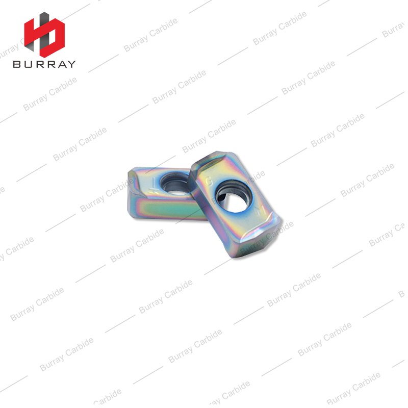 LOGU030310ER-GM Carbide Cutting Tools for Milling Insert LOGU for Titanium Alloy Stainless Steel with Quenched PVD Colorful LOGU0303