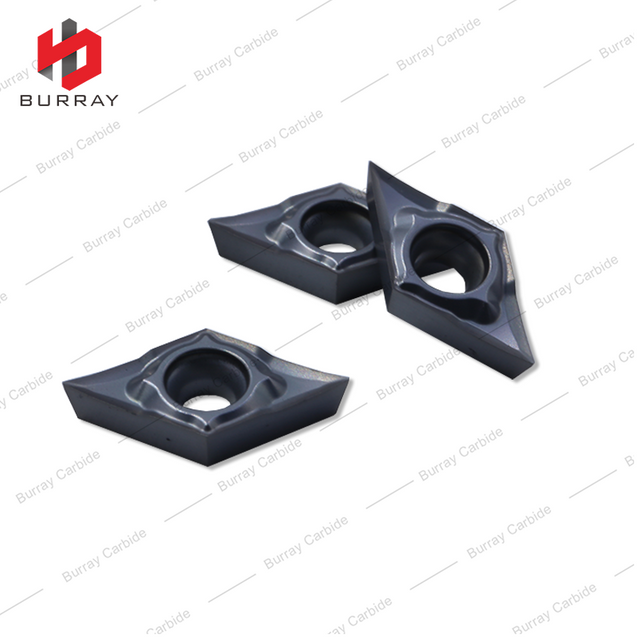 Rhombic CNC Turning Insert for Swiss-type Lathe Internal Bore Finishing for Steel and Stainless Steel DCGT070201-CL
