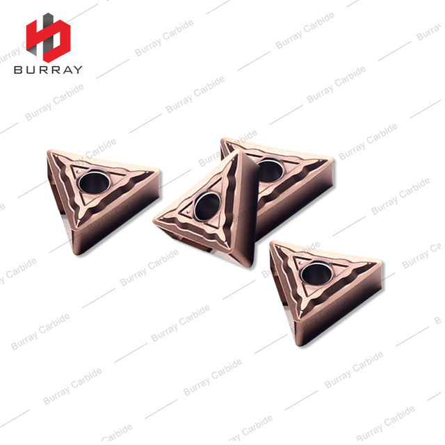 Tungsten Carbide Triangle Turning Insert TNMG160408-73 with PVD Coating Tnmg Negative Turning Insert
