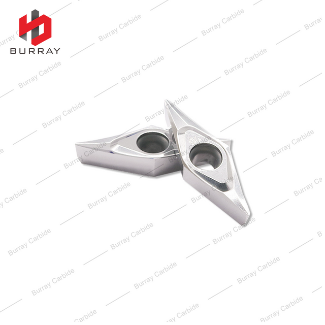 VCGT160404-1L CNC Precision Finish Carbide Turning Inserts for Aluminum Machining