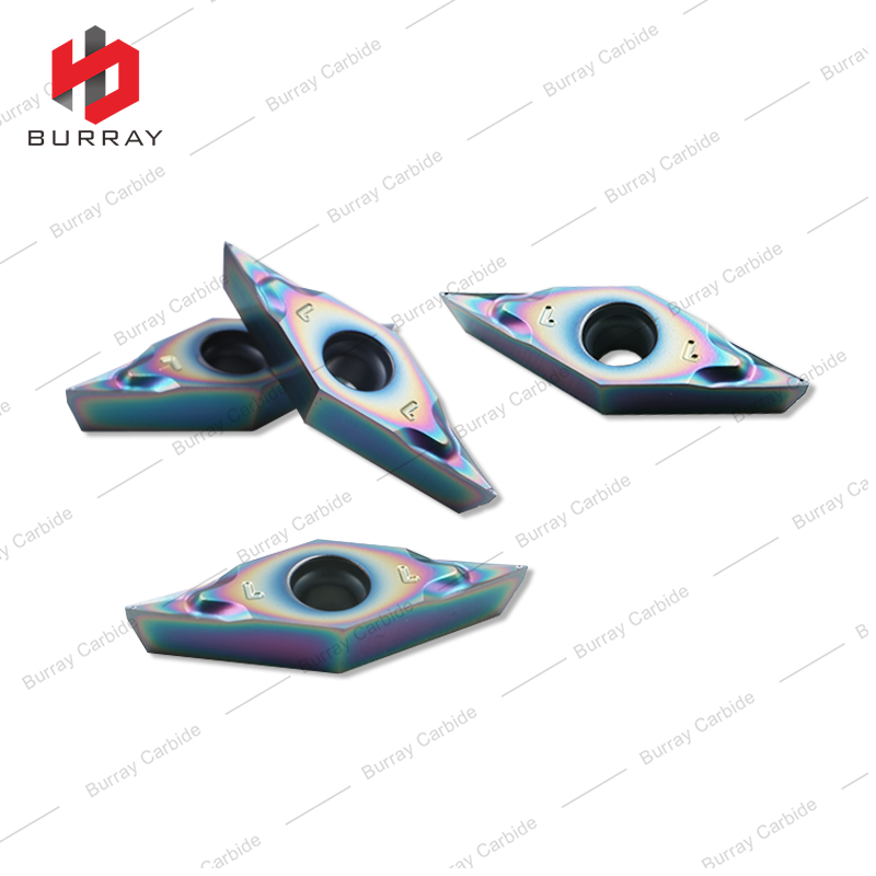 CNC Cutting Tool VCGT Carbide Turning Inserts VCGT110301-CL with PVD Coating for Machining Hardened Steel Materials