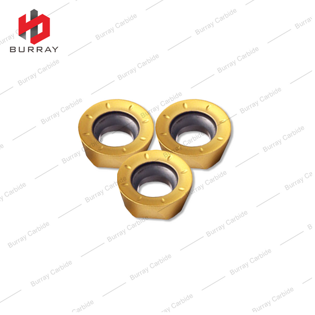 Carbide Milling Insert RPMT10T3MO-TT for CNC Machining Center Round Milling Insert with Gold PVD Coating for Milling of Steel