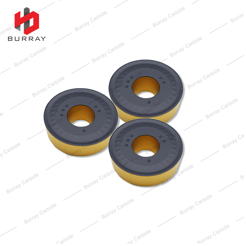 CNC Cutting Tools RCMX Round Milling Inserts RCMX3209MO Tungsten Carbide Turning Inserts for Heavy-Duty Railway Wheels Machining