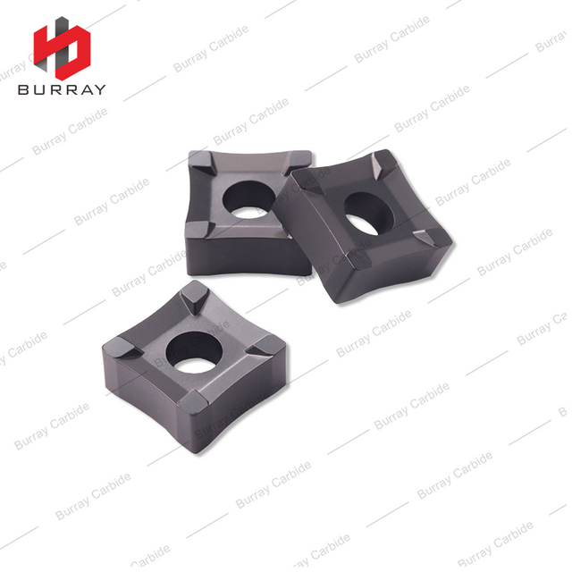 Tungsten Carbide Inserts SNMX1907-R35 Carbide High Feed Milling Inserts SNMX Square Shape