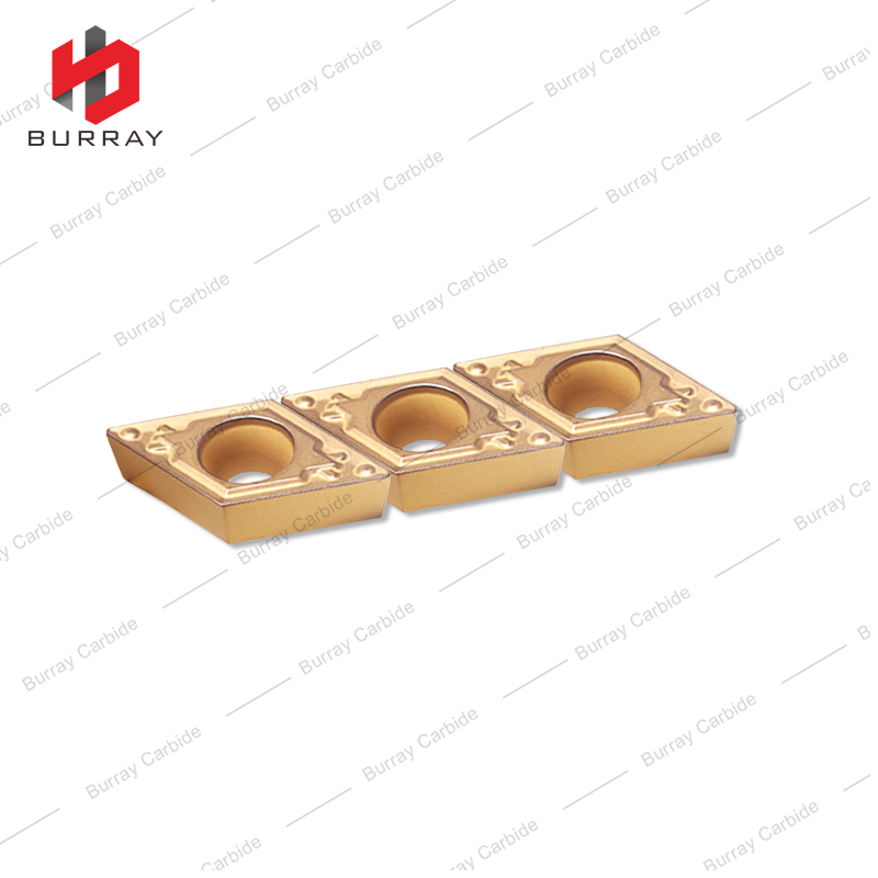 CNC Lathe Tool Tungsten Carbide Insert DCMT11T304-HQ with CVD Coating for Fine Machining and Medium Cutting of Steel