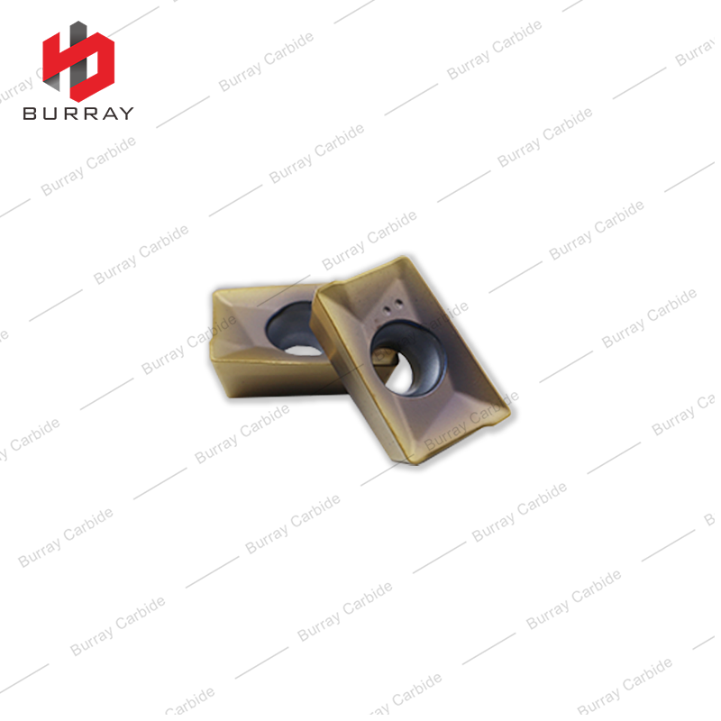 Carbide Insert APKT1003PDER CNC Milling Insert APKT for Machining of Steel and Stainless-Steel with PVD Coating