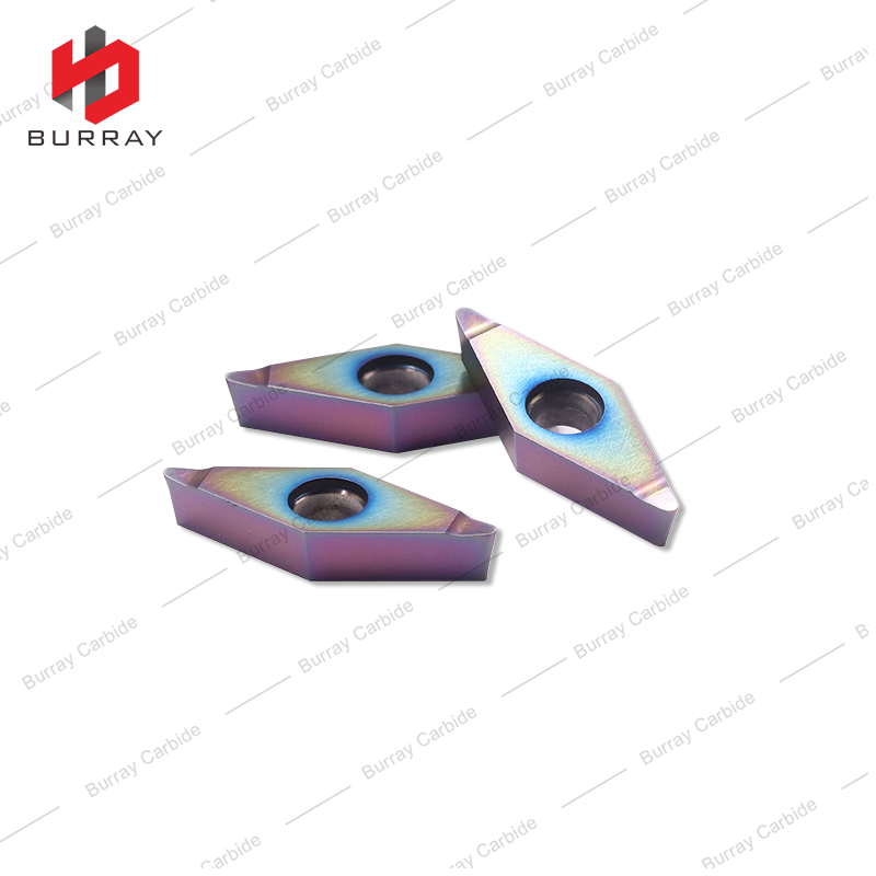 Cemented Carbide Cutting Tools VCMT160408-N Carbide Turning Insert VCMT Inserts with PVD Coated for Titanium Alloy Quenched Steel 