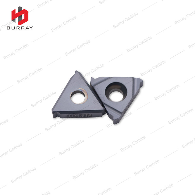 CNC Lathe Machining Cutter 16ER-1.5ISO Carbide Internal Threading Inserts With PVD Coating 