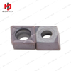 CCMT09T308-TF CNC Tungsten Cutting Tools Turning Lathe Carbide Inserts with Purplish Red Coating for Stainless Steel