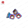 Colorful Inserts SEMT1204AFSN Indexable Tungsten Carbide Milling Inserts with PVD Coating
