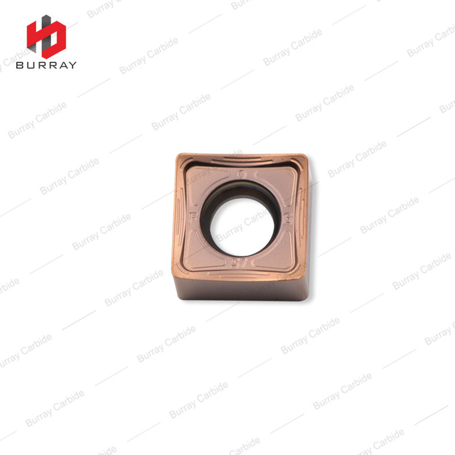 SNMX1205ZNN-F57 Carbide Milling Insert TiCN/Al2O3/TiCN Finish, 1/2" Long x 0.252" Thick