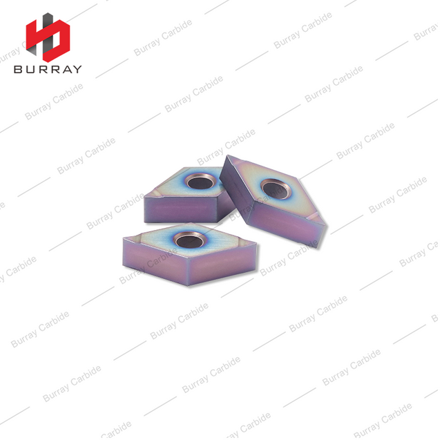 CNC Turning Inserts for Hardened Steel and High-hardness Steel DNMG150604-N with Colored PVD Coating for Stainless Steel Turning
