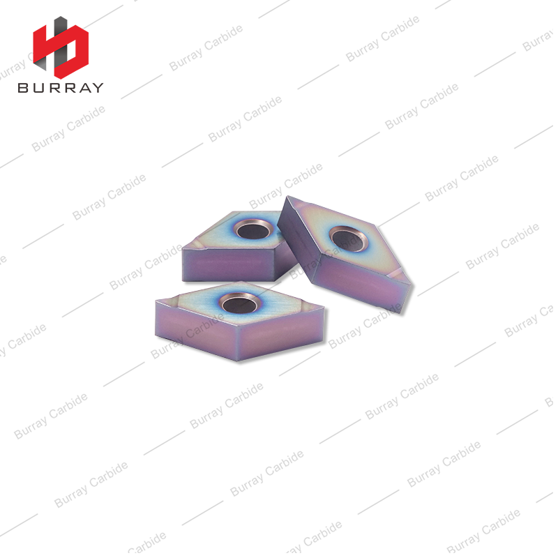 CNC Turning Inserts for Hardened Steel and High-hardness Steel DNMG150604-N with Colored PVD Coating for Stainless Steel Turning