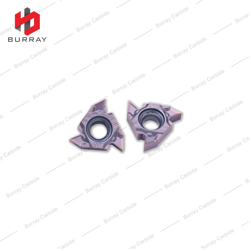 55°degree British Standard Universal External Threading Insert 16ERAG55-TLZ PVD Coated for Machining Stainless Steel and Steel