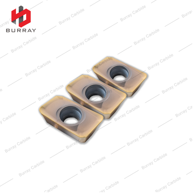 CNC Face Milling Insert, Cemented Carbide APMT160416PDER-F for High Feed Stainless Steel Machining