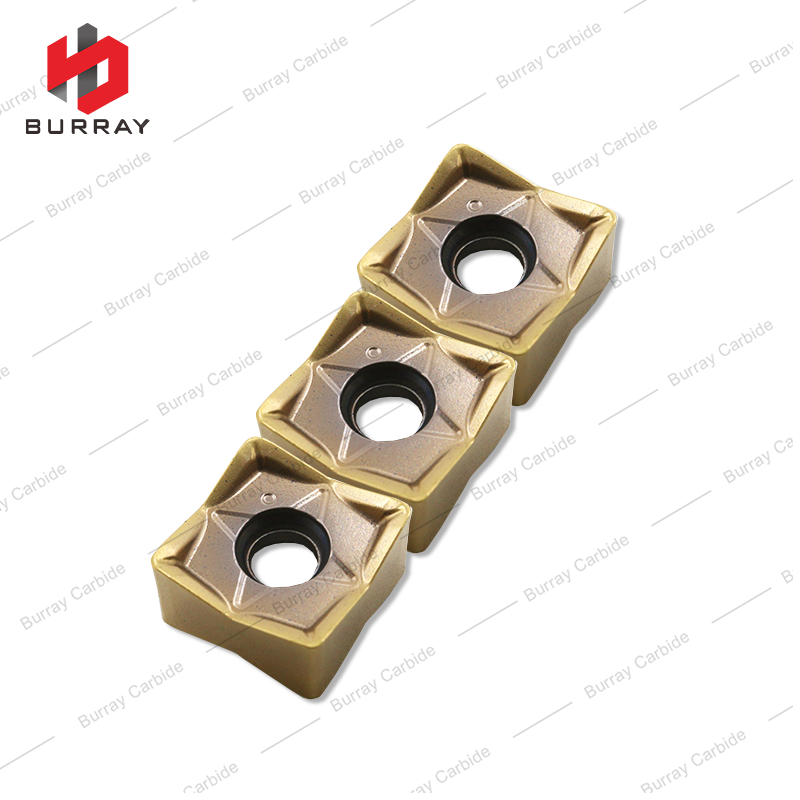 Double-sided 90° 8-flute Roughing Carbide Inserts CNC Face Mill SNMU130508EN High-feed Indexable Milling Inserts