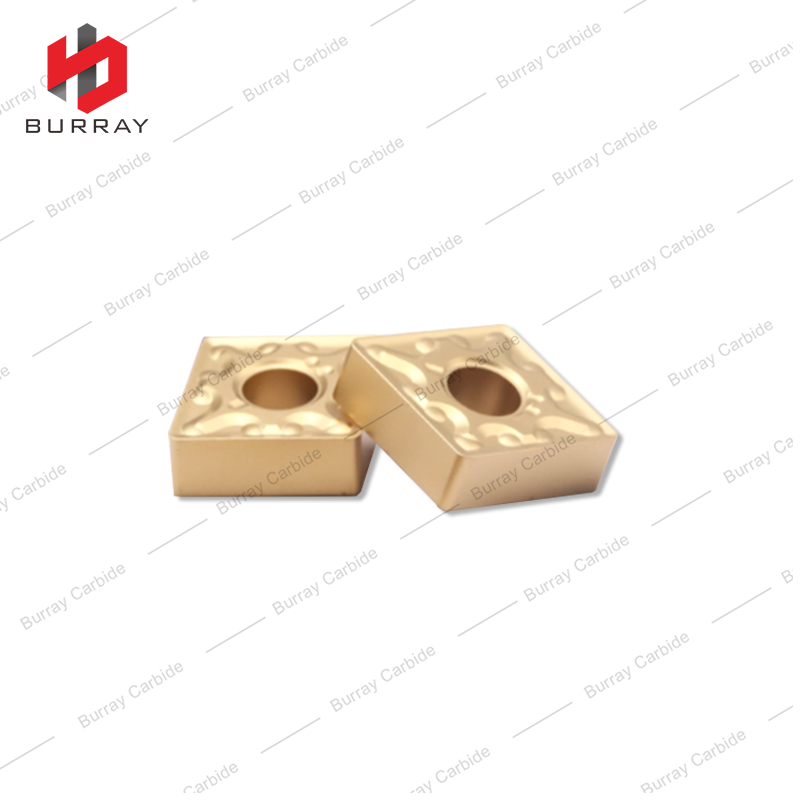 CNC Cutting Tools Carbide Turning Inserts CNMG120408-MA for Steel and Stainless Steel with Gold CVD Coating