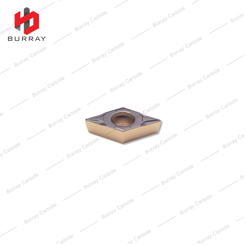 Turning Insert DCMT11T308-PF Cemented carbide Turning Tool Inserts with PVD Coating DCMT Rhombic 55°