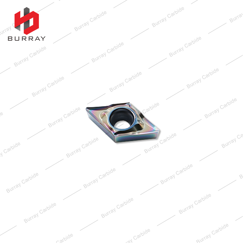 Carbide Turning Insert DCGT High Precision Carbide Turning Tools DCGT070204-CL for Colorful Titanium Alloy Quenched Steel