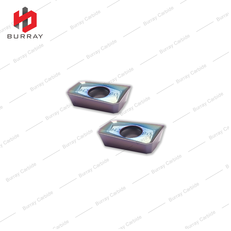 Colorful PVD Coating Apmt Carbide Milling Inserts APMT1604-M2 for Quenched Steel and High Hardness Stainless Steel