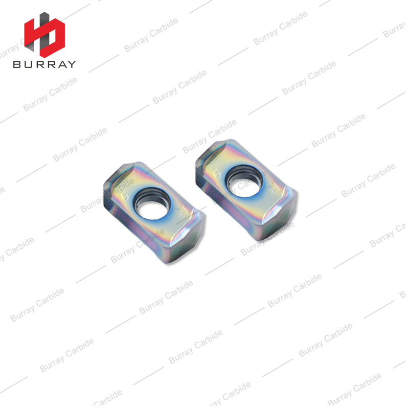 LOGU030310ER-GM Carbide Cutting Tools for Milling Insert LOGU for Titanium Alloy Stainless Steel with Quenched PVD Colorful LOGU0303
