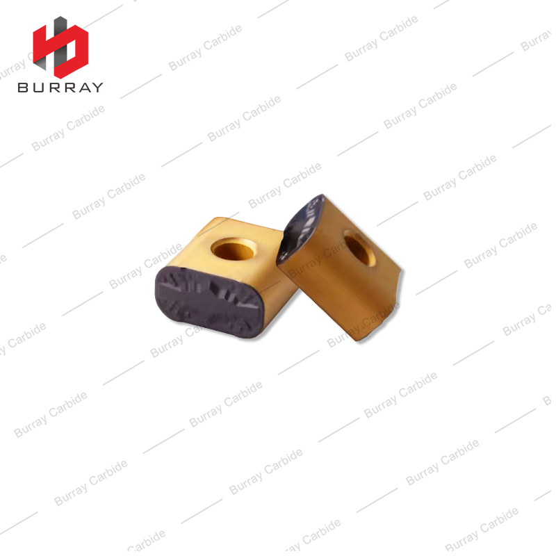 Heavy Milling Insert for Train Wheel Tread LNMX191940-53 Carbide CVD Coated Insert for Rough Machining of Steel Parts