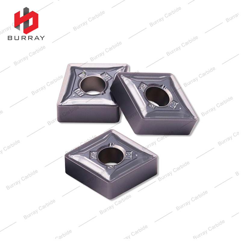 Lathe Tooling Tungsten Carbide Inserts CNMG120408-65 Hardened Steel and Stainless Steel Maching CNMG Diamond Turning Insert
