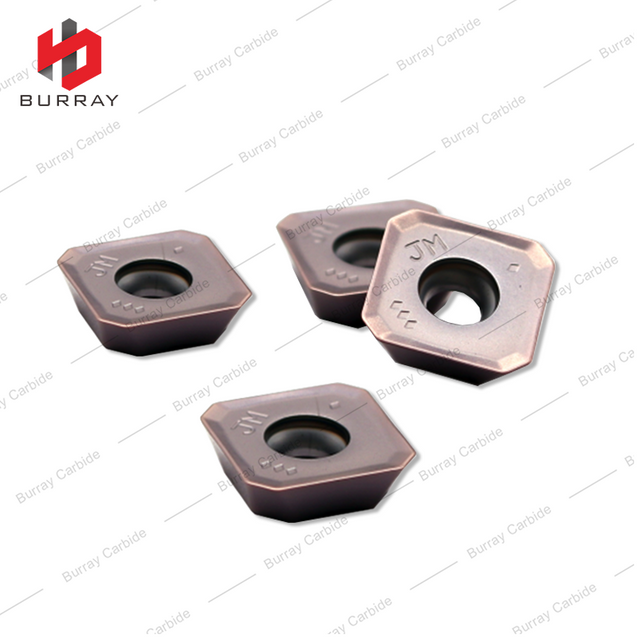PVD Coating Indexable Carbide Inserts SEMT13T3-JM Shoulder Milling Insert Face Milling Insert Roughing Machining of Steel