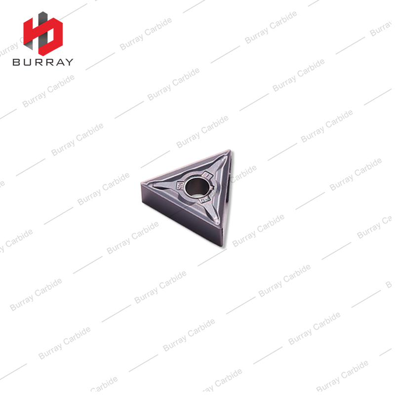 CNC Triangular Turning Tools Tungsten Carbide External Turning Insert TNMG160402/04/08 MS/65 with PVD Coating