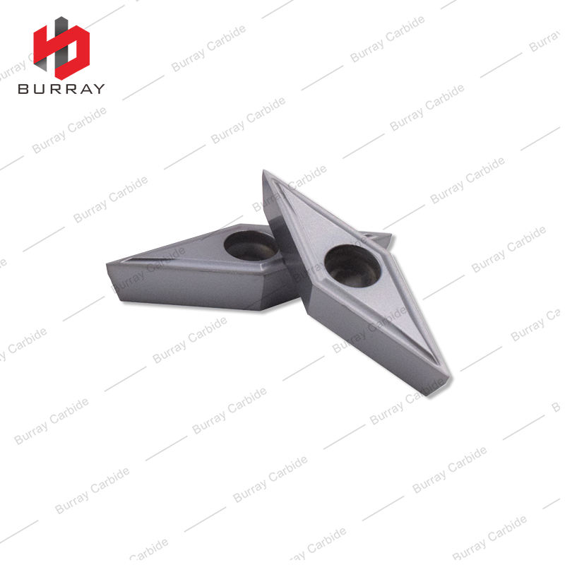 VCGT Carbide Turning Inserts CNC Swiss-type Lathe VCGT110302-V for Stainless Steel Finish Machining with PVD Coated